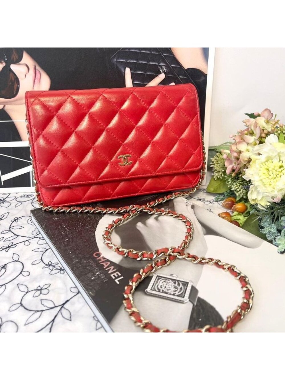 Chanel Chain Wallet Quilted